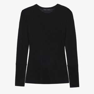 Proenza Schouler Semi Sheer Ribbed Blouse